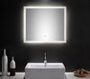 LED Spiegel 70cm mit Touch Bedienung B x H x T ca. : 70 x 60 x 3,2 cm Bild 3