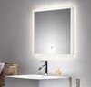 LED Spiegel 70cm mit Touch Bedienung B x H x T ca. : 70 x 60 x 3,2 cm Bild 2