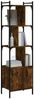 vidaXL Bücherregal mit Tür Räuchereiche 44,5x30x154,5 cm Holzwerkstoff 833355 Bild 3