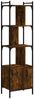 vidaXL Bücherregal mit Tür Räuchereiche 44,5x30x154,5 cm Holzwerkstoff 833355 Bild 2