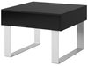 Fun-Möbel 'Kavos' Couchtisch mit Schublade, Schwarz Glanz, 63,5x63,5 cm Bild 2