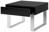 Fun-Möbel 'Kavos' Couchtisch mit Schublade, Schwarz Glanz, 63,5x63,5 cm Bild 3