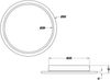 Trio Deckenleuchte PHOENIX incl. 1x SMD, 15W · 1x1700lm, 3000K, nickel matt (674093007) Bild 5