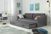 BMS Jugendbett Dawid Graphit Bettkasten 2xMatratze Bild 2