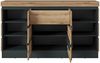 Sideboard Colditz / Corte, Holzwerkstoff, Holzfarben, 161 x 93 x 45 cm Bild 2