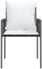 vidaXL Gartenstühle mit Kissen 6 Stk. Braun 54x61x83 cm Poly Rattan 3187088 Bild 4