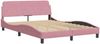 vidaXL Bettgestell ohne Matratze Rosa 140x200 cm Samt 3207928 Bild 4