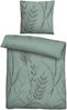 biberna Melange-Flanell Bettwäsche 0840518 GRAESER, fichte, 1x 155x220 cm + 1x 80x80 cm Bild 1