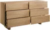 Vente-unique - LUDIMA Kommode Holz, Platte Beige - B 41,8 cm x H 81,3 cm x L 150 cm Bild 4
