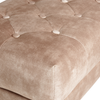 Bank ROSEVILLE Taupe Samtstoff Bild 5