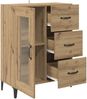 vidaXL Sideboard Artisan-Eiche 69,5 x 34 x 90 cm Verbundholz und Eisen 880843 Bild 5
