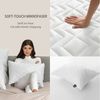 SEI Design Kopfkissen Kopfkissen Kissen Zierkissen Dekokissen Sofakissen, Füllung: 100% Mikrofaser, Bezug: Mikrofaser, Seitenschläfer, Rückenschläfer, Bauchschläfer, SPAR-SET, Schlafkissen gesteppt mit Reißverschluss Kochfest 95° Bild 4