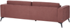 beliani 'ANGE' 3-Sitzer Sofa, Stoff burgunderrot, 214 x 84 x 68 cm Bild 5