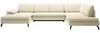 Vente-unique - ARCHIBALD Sofa Stoff Beige - B 205 cm x H 82 cm x L 347 cm Bild 2