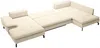 Vente-unique - ARCHIBALD Sofa Stoff Beige - B 205 cm x H 82 cm x L 347 cm Bild 4