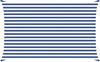 vidaXL Sonnensegel Blau und Weiß 4 x 2,5 m 100 % Polyester Oxford 42031093 Bild 2