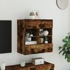 vidaXL TV-Wandschrank mit LED-Leuchten Räuchereiche 58,5x30x60,5 cm 837096 Bild 4