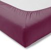Estella Jersey Stretch Spannbetttuch Bettlaken 90 x 190 cm - 100 x 220 cm 6600 670 aubergine Bild 2
