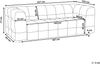3-Sitzer Sofa hellgrau MULLOLA Bild 2