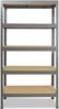 shelfplaza PRO 180x80x40 cm Schwerlastregal in grau mit 5 Böden und 200 kg Traglast pro Boden Bild 5