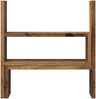 vidaXL Schreibtisch-Organizer Verstellbar Altholz-Optik 40x17x41 cm 854767 Bild 4