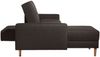 Just Cool Funktionssofa Flachgewebe Chocolate Erle Natur Bild 5