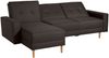 Just Cool Funktionssofa Flachgewebe Chocolate Erle Natur Bild 3