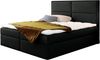99rooms Charles Boxspringbett Strukturstoff INARI 180x200 cm Schwarz Bild 5