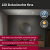 Paulmann 92405 Einbauleuchte LED Nova Coin 3er-Set starr 78mm gold IP44 Bild 2