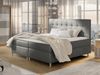 Boxspringbett Abenaki, grau, 160x200 cm Bild 2
