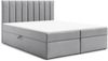AX LIVING Bett mit Bettkasten 160x200 cm Bursa Boxspringbett Grau mit Topper Bild 2