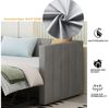 STILVORA Schlafsofa Polsterbett 90×200+180×200 Jugendbett Tagesbett ausziehbares,Samtstoff, mit Lattenrosten, Multifunktionsbett aus hautfreundlichem Samtstoff, ohne Matratze Bild 2