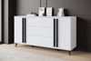 Home affaire Sideboard Helsinki, Kommode mit 2 Türen und 3 Schubladen, Breite 150 cm (1 St), Push-to-Open-Schubladen, höhenverstellbare Einlegeböden Bild 4