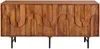 Vente-unique - MIZORAM Sideboard Holz, Platte Braun - B 45 cm x H 75 cm x L 160 cm Bild 3