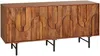 Vente-unique - MIZORAM Sideboard Holz, Platte Braun - B 45 cm x H 75 cm x L 160 cm Bild 4