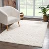 Carpet City Hochflor-Teppich Focus 2997, rechteckig, Höhe: 20 mm, besonders weich, Uni Farben, Rauten-Optik, 3D-Effekt Bild 2