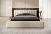 Polsterbett Doppelbett PEORIA Komplettset 140x200cm in Stoff Macau Beige Bild 2