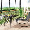 Woltu Campingtisch (1-St), aus Alu,höhenverstellbar, 90x52.2X(45-72) cm Bild 2