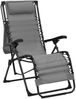 vidaXL Liegestuhl Klappbar Textilene Grau 312466 Bild 3