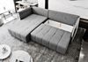 AX LIVING Beige Ecksofa mit Schlaffunktion Florinna 248cm L-Form Bild 3