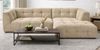 Sofa Astaro in beige L-Form 292 x 161 cm Bild 2