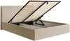Selsey 'Softie Slim' Polsterbett 140×200 mit Bettkasten und Lattenrost, Chenille, hellbeige Bild 4