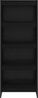 vidaXL Bücherregal Schwarz Eichen-Optik 60 x 30 x 155 cm Holzwerkstoff 886396 Bild 5