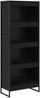 vidaXL Bücherregal Schwarz Eichen-Optik 60 x 30 x 155 cm Holzwerkstoff 886396 Bild 2