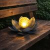 3x LED Solarleuchte, Lotusblume, 25 cm Bild 5