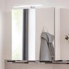 Fackelmann SBC SCENO Gäste-WC Spiegelschrank 50 cm, Weiß matt, rechts Bild 2