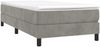 vidaXL Polsterbett Hellgrau 80x200 cm Samt Bild 3