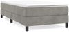 vidaXL Polsterbett Hellgrau 80x200 cm Samt Bild 2