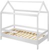 Kinderbett Timmi House aus Holz in Weiß 164 x 145 x 89 cm Bild 4