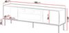 TV-Lowboard Cuird 180 mit Elektrische Kamin mit 2 Drehtüren (Farbe: Schwarz / Nuss Warmia) Bild 5